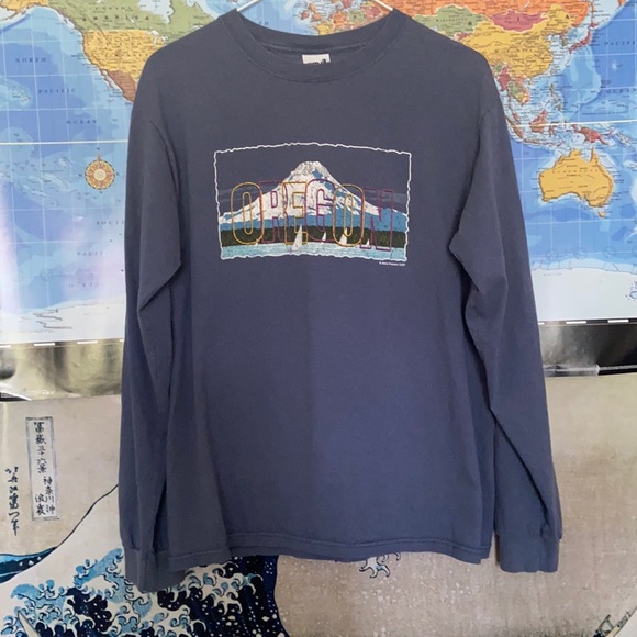 Early 2000s Oregon Long Sleeve T-shirt - Picture 1 of 4